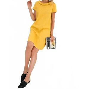 NEW LE MUSE story linen dress in yellow